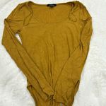 Mustard long sleeve body suit Photo 0