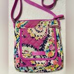 Vera Bradley Pink Wildflower Paisley Crossbody Purse Photo 0