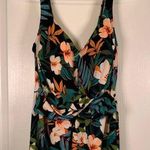 MiracleSuit Dreamsuit V-Neck Vibrant Tropical Swimsuit Tankini Only Size 10 EUC #2874 Photo 0