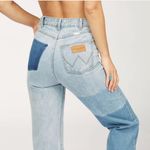 Wrangler Billabong  collar Light Blue Denim Jeans patchwork size 31 Photo 2