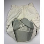 Lillie‎ Rubin White Tiered leather Skirt with Architectural Pleating size 10 Photo 6