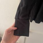 Summersalt  The Softest French Terry Puff Sleeve Pulloverblack size large Photo 4