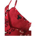 Torrid  Leopard Chiffon Peplum Midi Adjustable Strap Cami Red 1X Photo 7