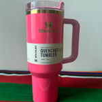 Stanley Quencher H2.0 FlowState 40 oz Tumbler - Pink Parade Limited Edition New Photo 0