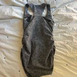 Beyond Yoga Spacedye Bases Covered maternity tank top gray heather ruched sides Size L Photo 3