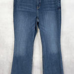 Old Navy  Womens Jeans 16 Flare High Rise‎ Secret Smooth Medium Wash Go See Retro Photo 0