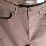 Chocolate Brown Sonoma Boyfriend Jeans (Size 14) Photo 0