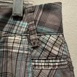 Fox Racing FOX Womens Plaid Shorts Grey Rider Designed Photo 3