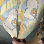 ZARA Pastel Floral Print Retro Button Detail Short Sleeve Dress Size XS Vintage Photo 6