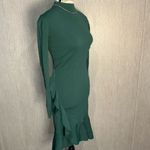 Gianni Bini  Teal Long Sleeve Dress Size Small Photo 8