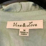 Vine & Love peasant style top with tassel ties size m, boho, festival, concert Photo 1