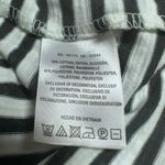 Anthropologie  Postmark Sleeveless Stripe Black White Tank Top Embroidery Small Photo 4