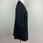 Classiques Entier  Dress Coat 3/4 Sleeve Jacket Black Textured Cotton‎ Photo 3