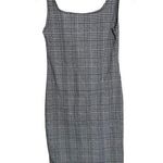 Popular Basics  Black Plaid Mini Dress Small Photo 0