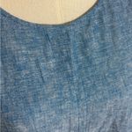 Anne Klein Blue Midi Linen Dress Photo 7