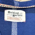 Holding Horses Anthropologie  flannel blouse size 8 Photo 1