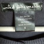 United States Sweaters  Charcoal Ruched Button Up Cardigan S Photo 2