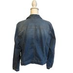 Social Standard by Sanctuary Denim Jacket Dark Blue Fitted Jacket. Size XXL Photo 2