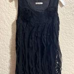 Monoreno Women’s  black sleeveless top‎ size large Photo 0