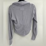 Free People  we the free hood me close light purple pullover wrap size small Photo 3