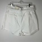 a.n.a New A new Approach Size 18 Chino Buckled Pleated Cuffed Shorts White Photo 8