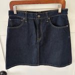 ABLE Denim Dark Wash Mini Skirt. Size 30. Size M Photo 0