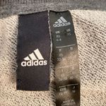 Adidas Gray With Gold Foil Logo Cropped Sweatshirt Size XS Photo 4