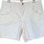 D. Jeans Off White Denim Shorts Sz 14 Photo 0