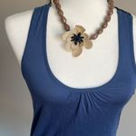 Elegant Blue Halter Top Size S Photo 2