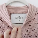 I Love Mr. Mittens Pointelle-Knit Cotton Sweater Vest in Blush Size XS/S Photo 10