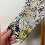 IRO  Paris Deniz Ruched Printed Cotton Mini Dress Green Designer NWT 38 MSRP $400 Photo 2