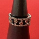 Bomb Party RBP5658 “Glam Doll” Smokey Topaz CZ on Rhodium Size 8 Ring NWT Photo 0