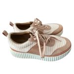 Zodiac Women's Cooper Lace-Up Sneakers Pink/White Striped Size 8.5 Photo 2