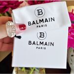 Balmain Lucite & Crystal Cocktail Ring Photo 3