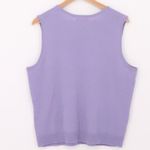 Sutton Studio Sleeveless Knit Sweater Vest Womens Career Lavender NWOT Size M Purple Size M Photo 4