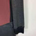 Bailey 44 Burgundy Black Sweater Dress Leather XS Photo 5