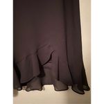 Metaphor  Black Pull On Ruffle Hem Skirt Polyester Size Large Photo 2