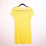 Diane Von Furstenberg  Barbie Cotton Blend Allover Lace Silk Blend Lined Dress 10 Photo 0