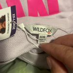 Wildfox New  Dogs Love Me Sweatshirt WF005839 Orchid Patal Purple Pink Sz xxl Photo 15