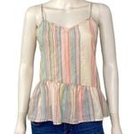 True Craft NEW Peplum Printed Top Size M Photo 0