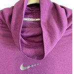 Nike Running Purple Mock Neck Long Sleeve Active Shirt Size Medium Photo 2
