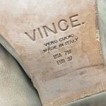 Vince . Easton Nubuck Asymmetrical Block Heel Ankle Bootie Women’s Size 7 Tan Photo 12
