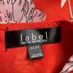 Rachel Roy Racehel Roy Orange Floral Sleeveless Top, M Photo 2