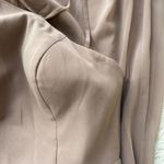 Azazie Bailey Bridesmaid Taupe Dress Size A6 Photo 2