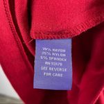 Vivienne Tam Vivienne  Long Sleeve V‎ Neck Bodycon Dress in Red Size Medium Photo 3