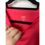 Crown & Ivy  Women's Coral Pink Scalloped Stretchy Athletic Tank Top XXL Photo 3