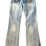 Platinum Plush Women's Light Blue Boot Cut Jeans w embellishments Size undefined Photo 2