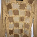 Designer Originals Designers Studio Original size small S patchwork leather vest with long sleeves Photo 1