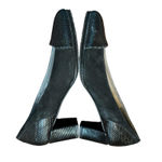 Sesto Meucci Shoes Womens Size 9 Black Comfort Pumps Block Heel Made in Italy Photo 5