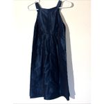GG 5 Deep Blue Shimmer Tiered Hem Pleated Front Detail Sleeveless Dress Women XS Photo 4